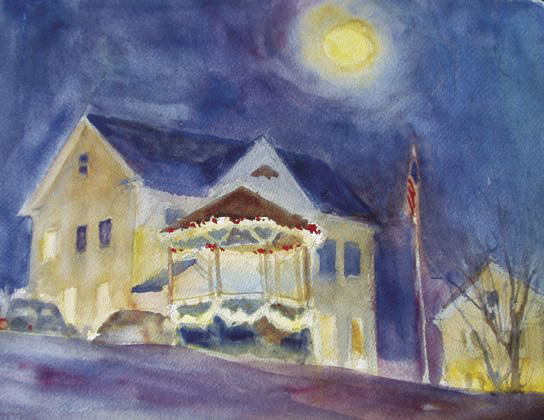 Freedom Public Library featuring artist Peg Scully